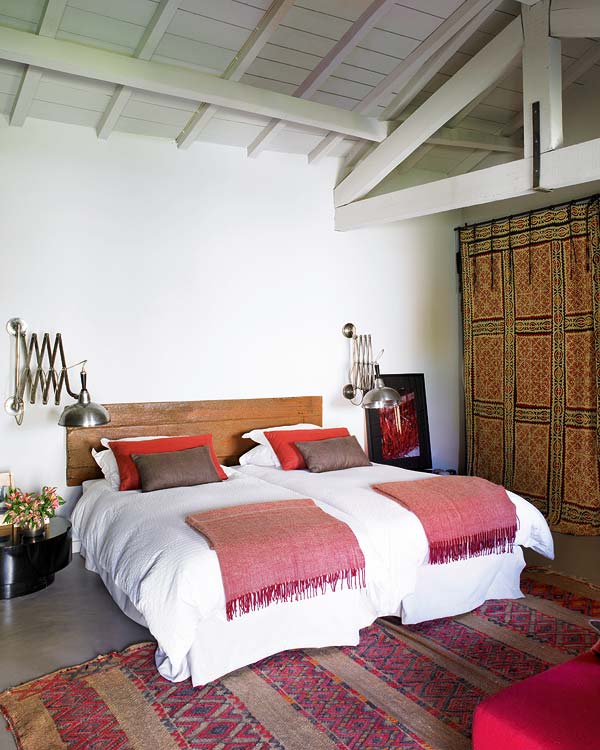 Hálószoba vidéki stílusban