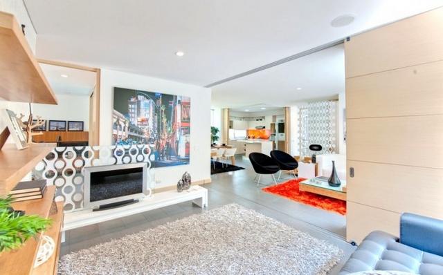 Modern szőnyeg dekoráció nappaliba