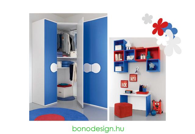 Bono Design gyerekszoba gardrób