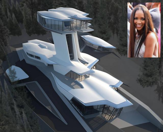 Naomi Campbell futurisztikus háza