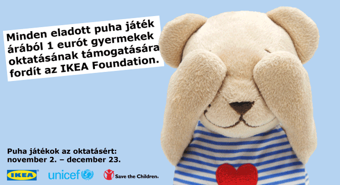Ikea 2012 karácsonyi katalógus Puha játék a gyerekek oktatásáért