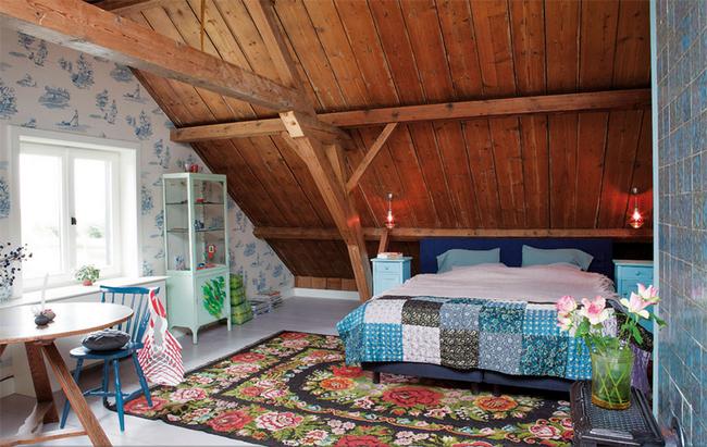 Fagerendás tetőtér hálószoba