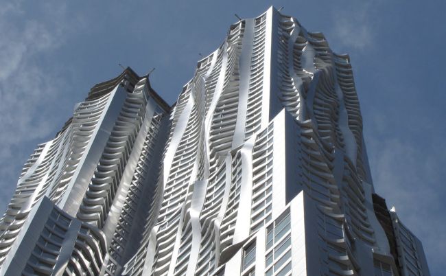 Frank Gehry építész Felhőkarcoló New York