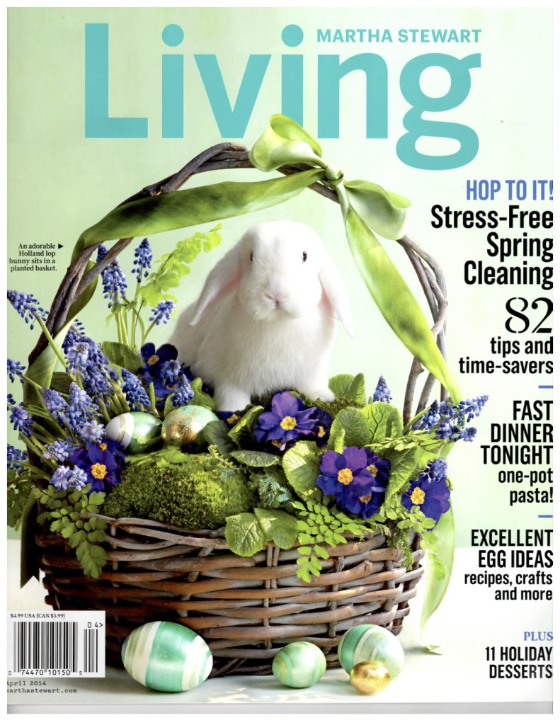 Martha Stewart Living easter magazine