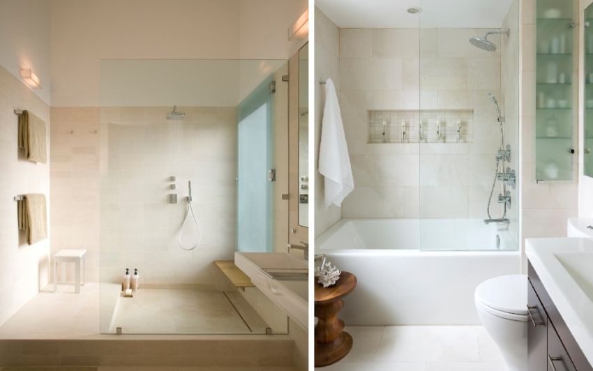 Mediterrán Kerámia fürdőszoba tervezés