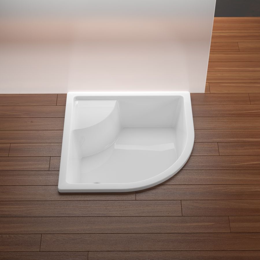 A RAVAK Sabina zuhanytálcája tökéletes és kompakt megoldást kínál