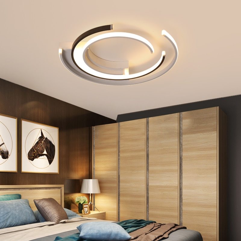 Hálószobai lámpa kör alakú
