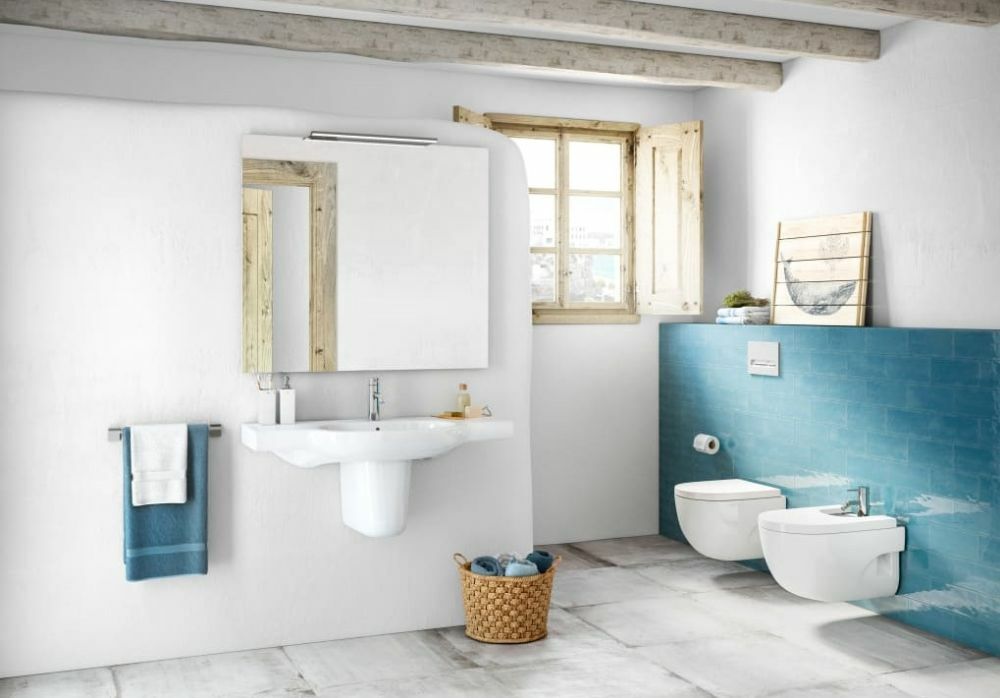 Roca Meridian mosdó, WC, bidé mediterrán hangulatban és formavilággal