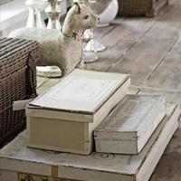 Shabby chic stílusú tárolódoboz Shabby chic stílusú tárolódoboz