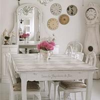 Shabby chic stílusú festett étkezőszett Shabby chic stílusú festett étkezőszett