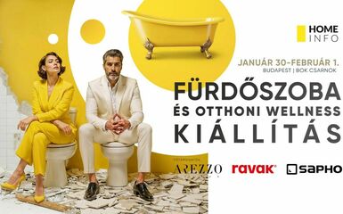Álmodd újra a fürdőszobádat a Fürdőszoba és Otthoni Wellness Kiállításon!