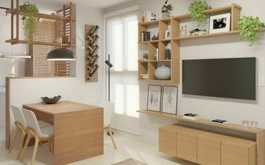 Szokatlan kialakítású napfényes, kis alapterületű lakás egyedülálló fiatal hölgy számára