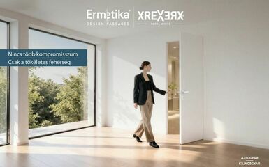 Ermetika XREVERX Total White tapétaajtó - A láthatatlan részletek ereje