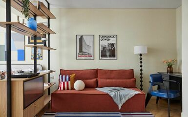60-as évek hangulata modern kényelemmel – így lett egy 36 m²-es garzonból lélekkel teli otthon