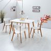 Skandináv stílusú étkezőasztal és székek - Prémiumbútor webáruház